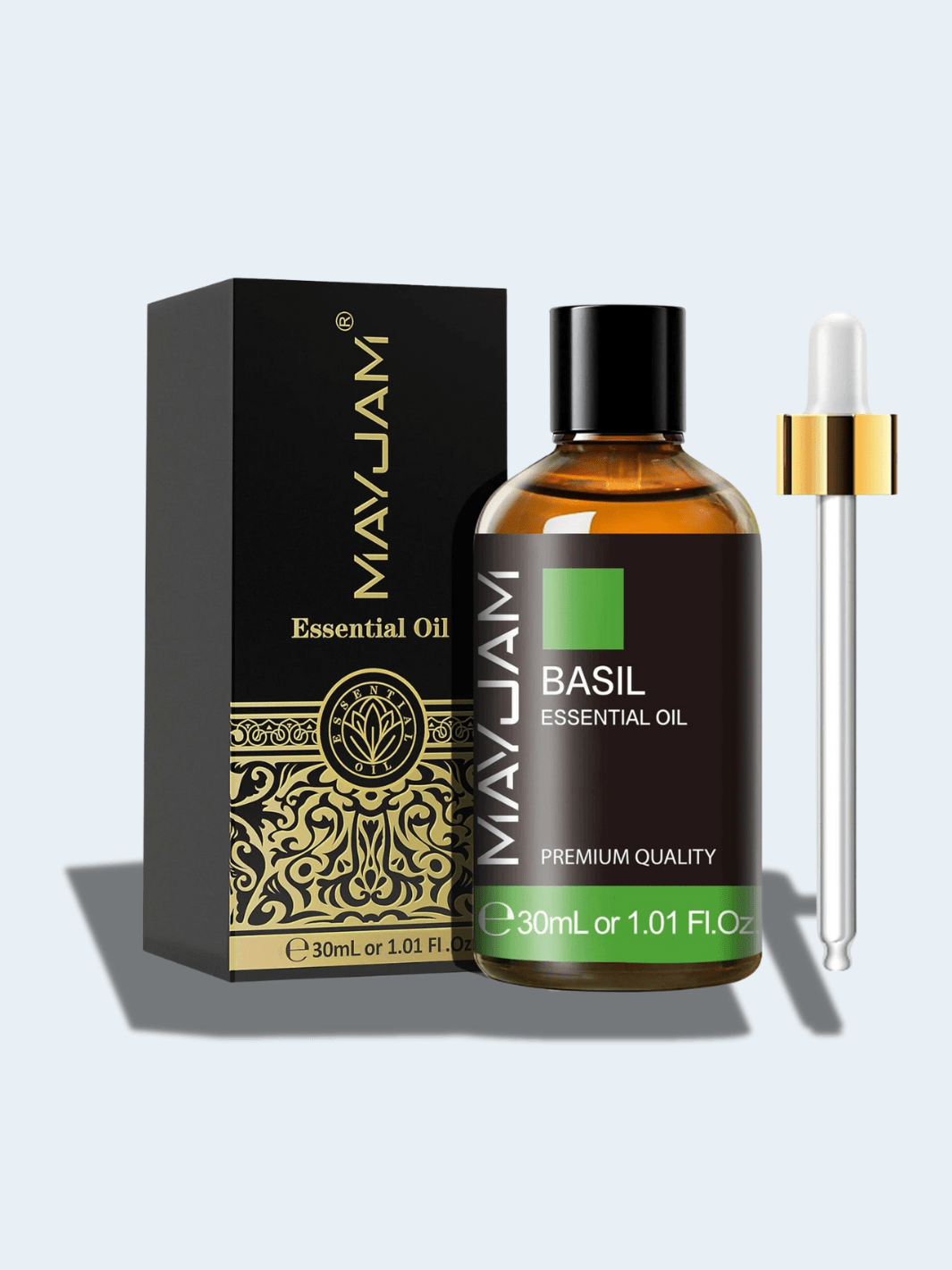 Huile Essentielle Basilic – Massage Tonifiant, Diffuseur et Soin Corps Basil