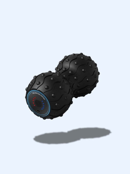 Balle de Massage Électrique Double Noire – Relaxation Musculaire noir