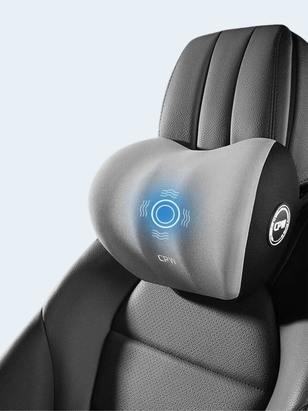 Coussin de Massage Voiture Gris – Vibrant pour Nuque et Dos Gris nuque + dos