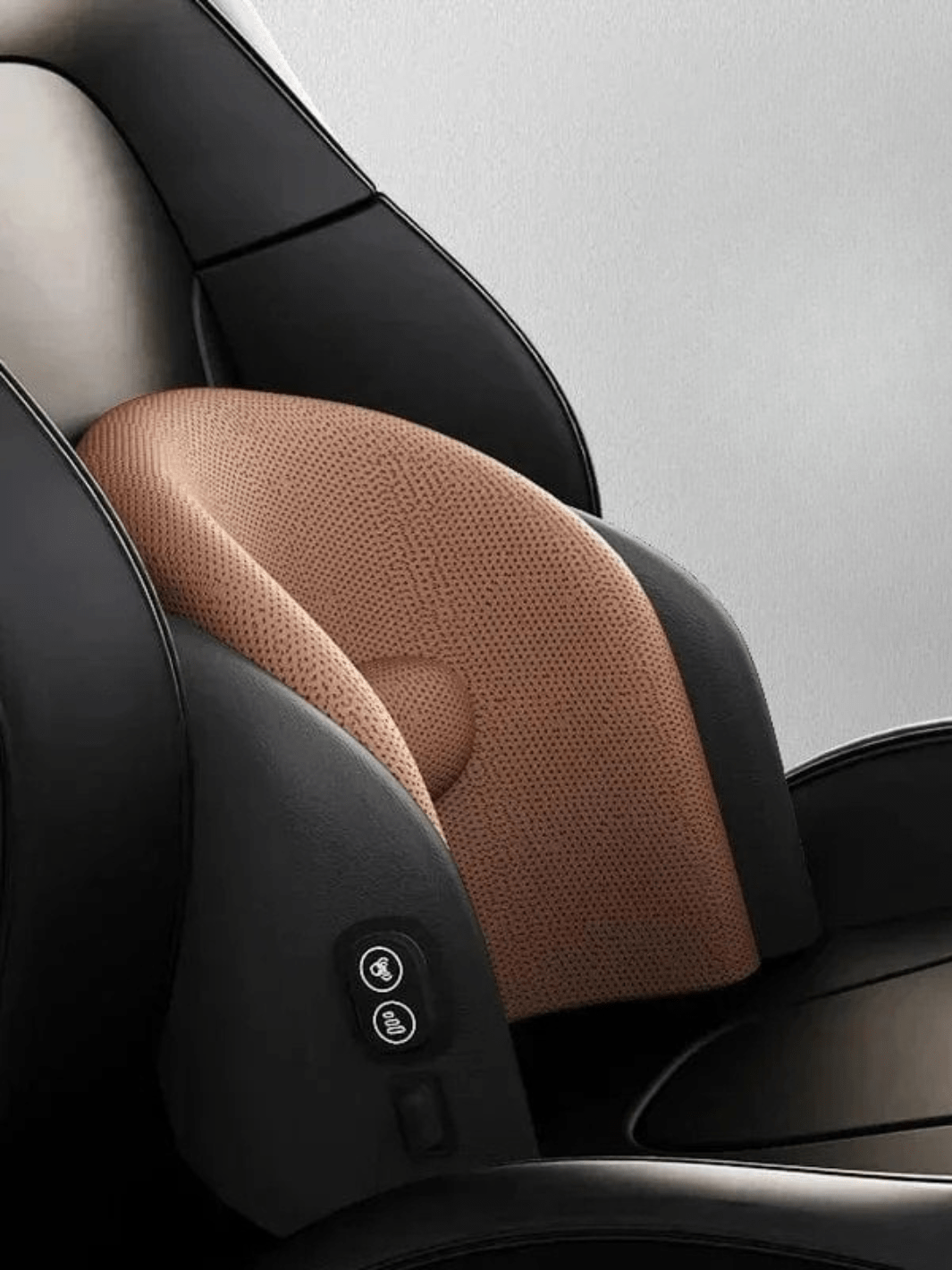 Coussin de Massage Voiture Marron – Soutien Dos et Taille Relaxant brown waist