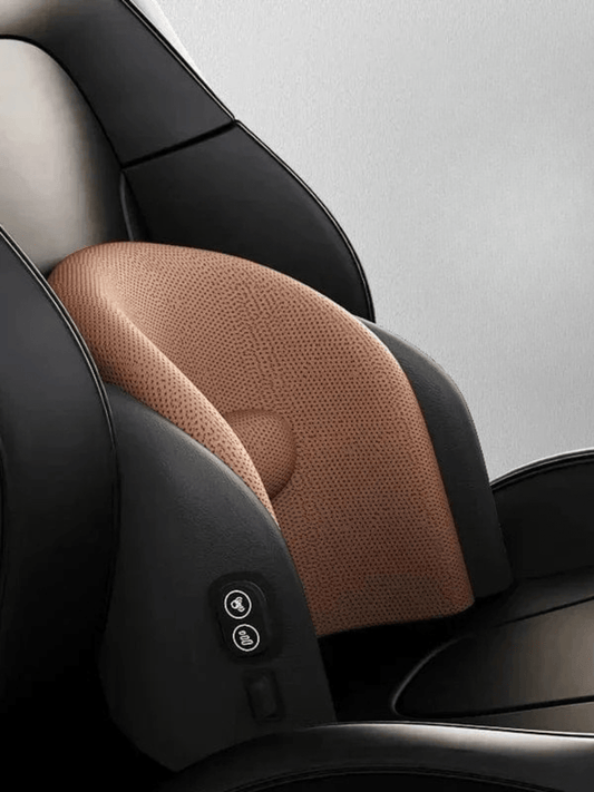 Coussin de Massage Voiture Marron – Soutien Dos et Taille Relaxant brown waist