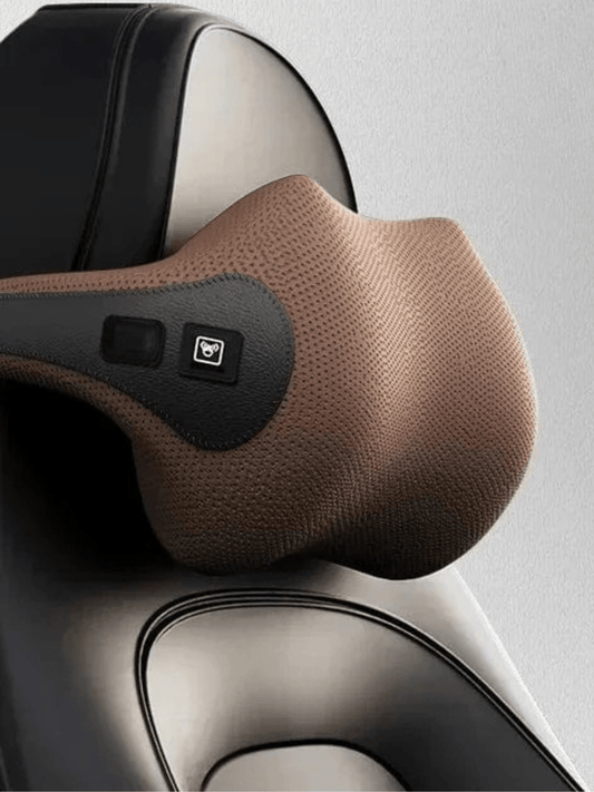 Coussin de Massage Voiture Marron – Soutien Nuque et Appui-Tête brown pillow