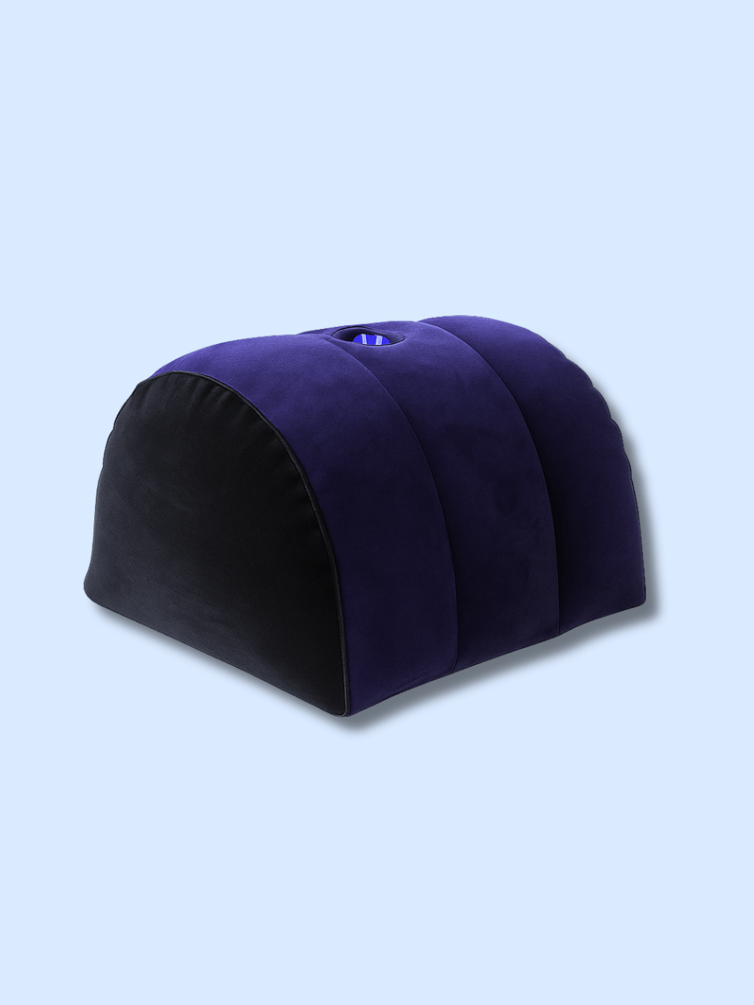 Coussin de Voyage Gonflable – Oreiller Triangulaire Soutien Corps & Dos demi cercle