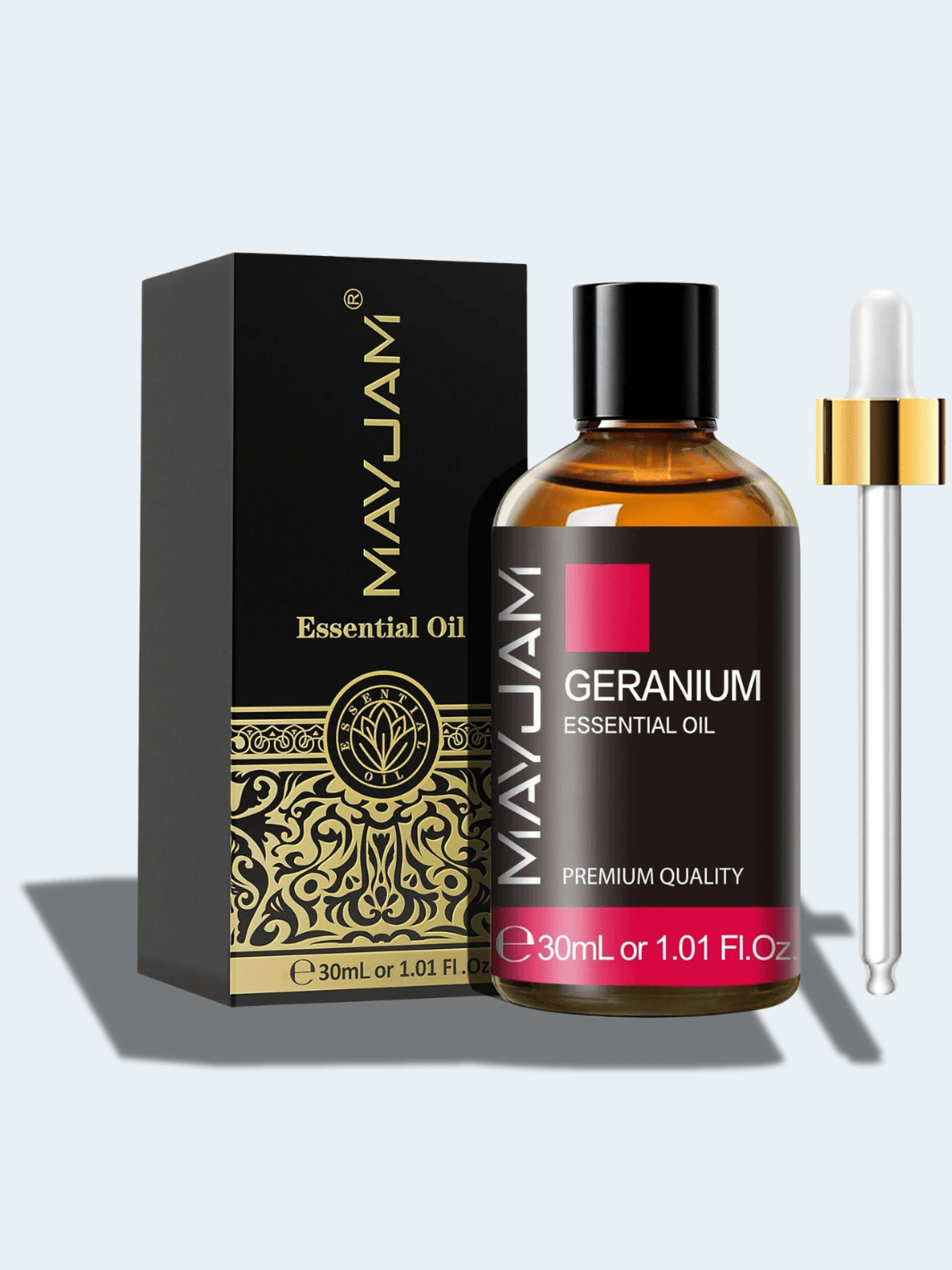Huile Essentielle Géranium – Massage Équilibrant, Diffuseur et Soin Peau Geranium