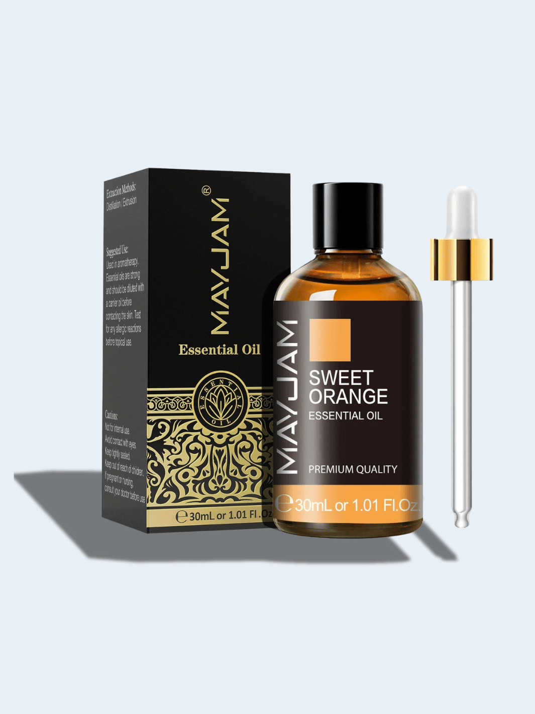 Huile Essentielle Orange Douce – Massage Relaxant, Diffuseur et Soin Sweet Orange