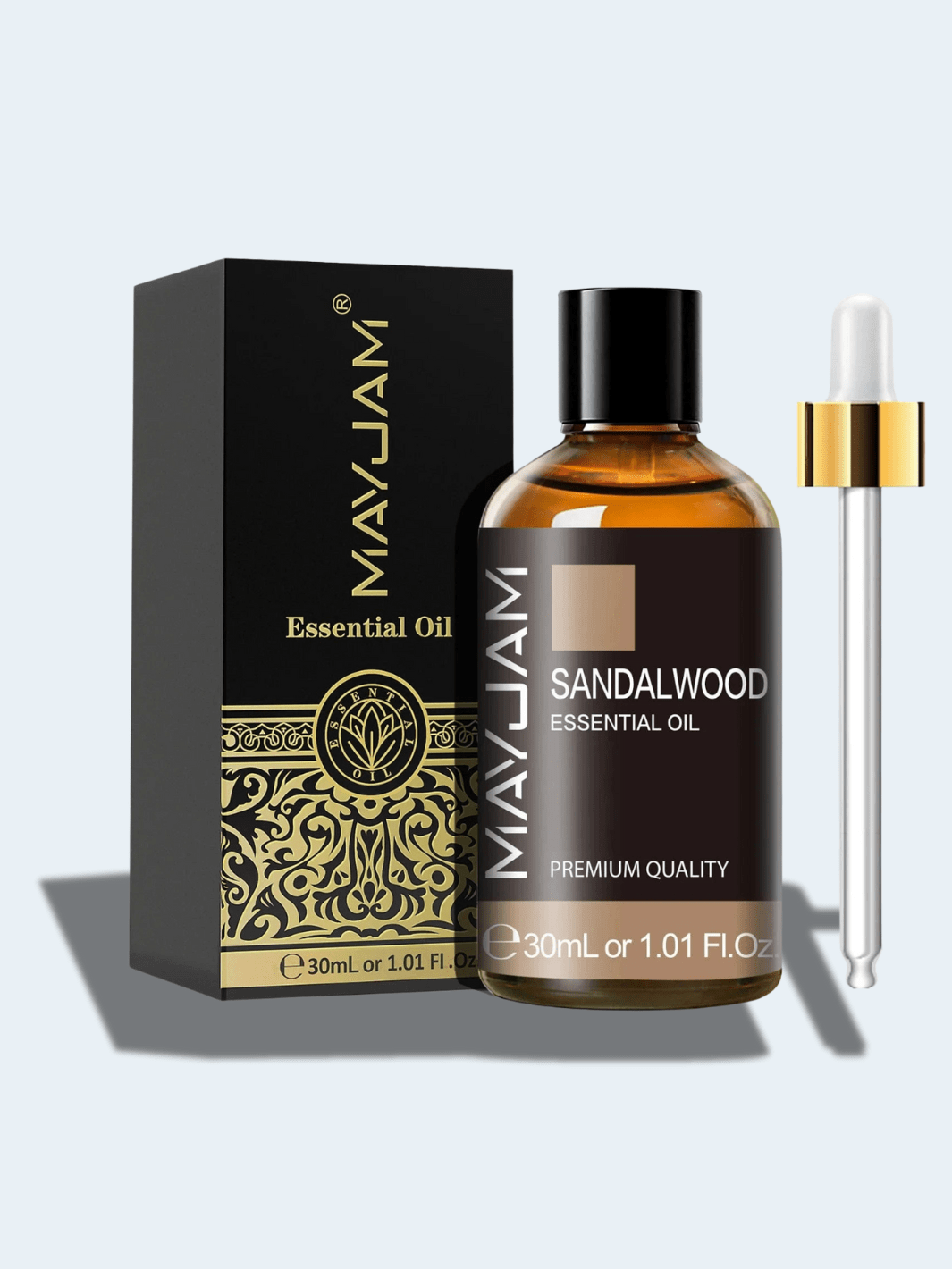 Huile Essentielle Santal – Massage Relaxant, Diffuseur et Soin Corps Sandalwood