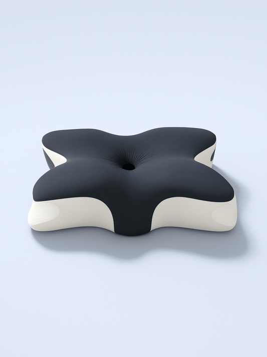 Oreiller Cervical Mémoire de Forme – Orthopédique Forme Papillon noir / 65x40x12cm