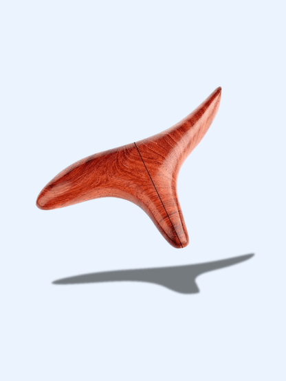Outil de Massage Bois Rouge Gua Sha – Relaxation Musculaire et Bien-Être Bois Rouge