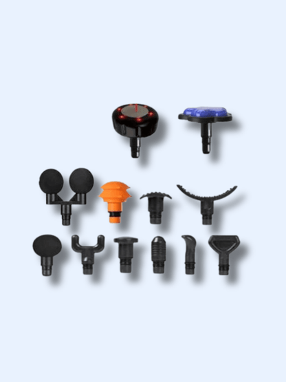 Pistolet de massage – 12 Têtes chauffant | Zenmassa double tête / chauffant / refroidissant