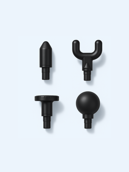 Pistolet de Massage Musculaire – Vibration Électrique Professionnel Digital Black