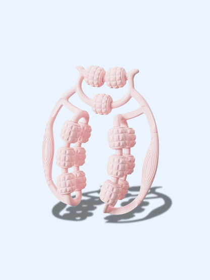 Rouleau de Massage Musculaire Rose – Anti-Cellulite rose