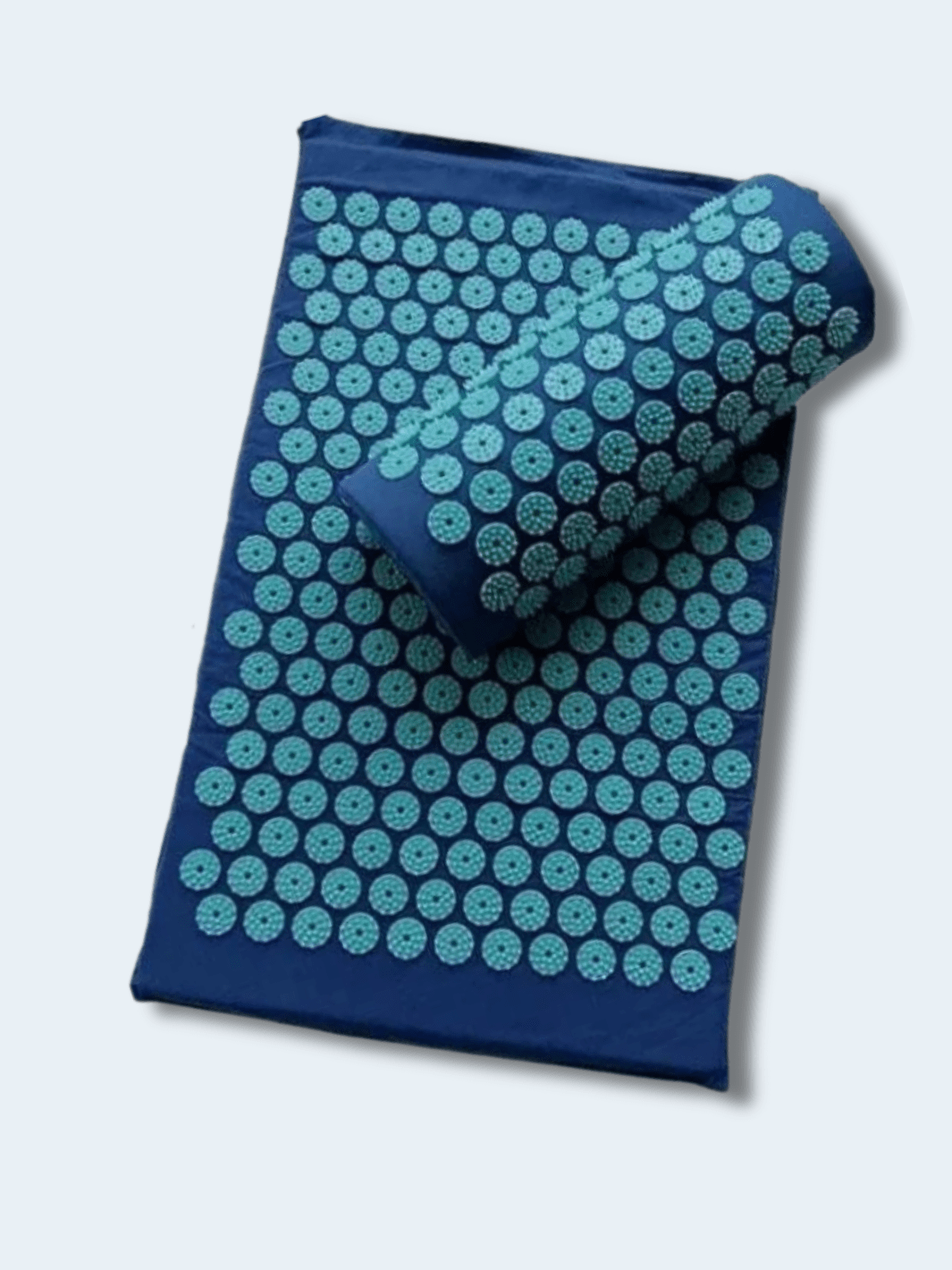 Tapis d’Acupression Bleu – Massage Yoga et Relaxation du Dos Lotus bleu ciel + sac